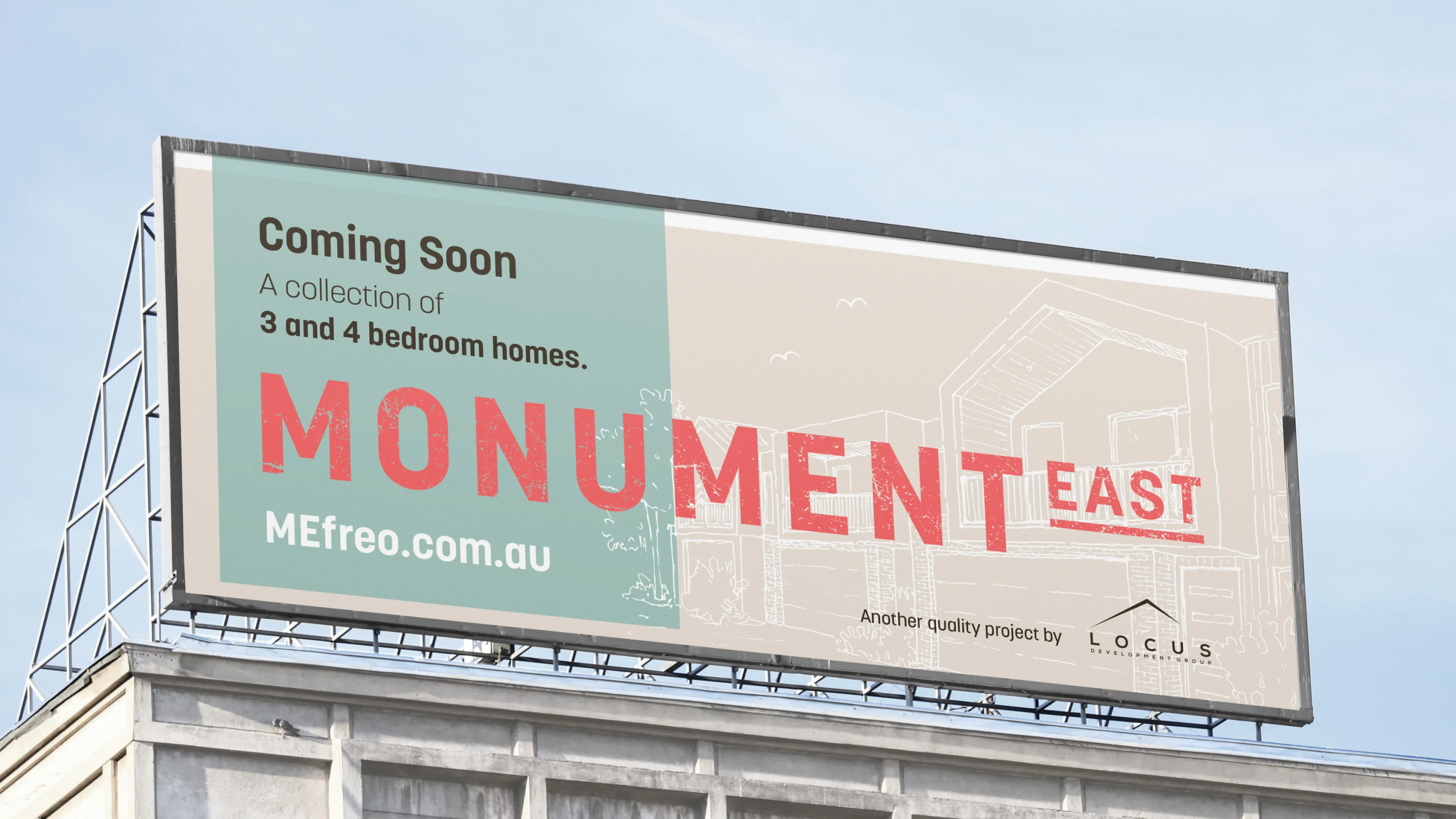 Monument East, Big Billboard Mockup