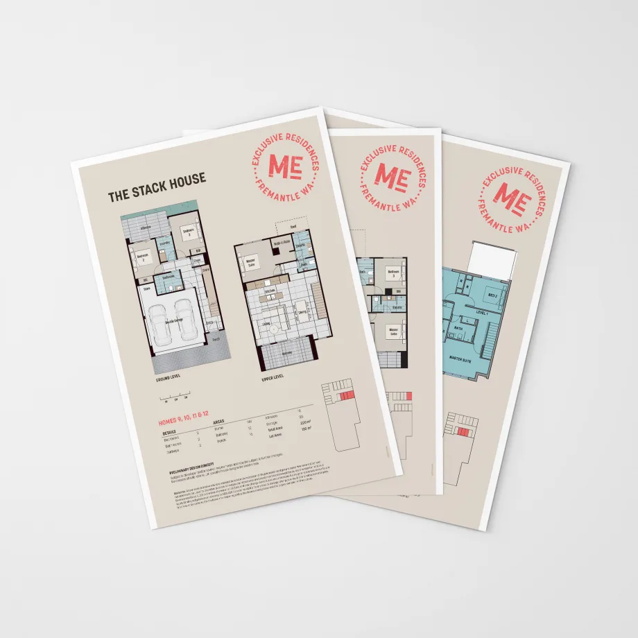 Monument East, A4 floorplans