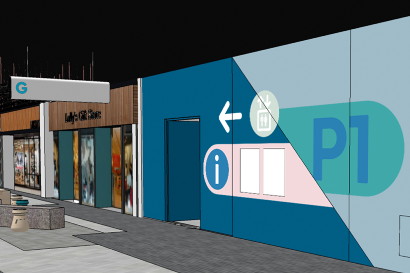 Ikano Power Centre Wayfinding Signage